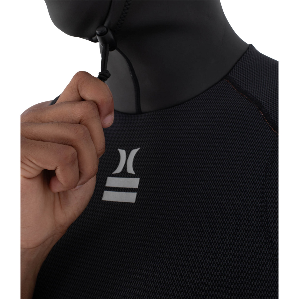 2025 Hurley Mens Plus 1.5mm Thermal Hooded Vest MSJ0011129 - Black